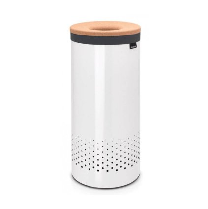Wäschekorb 35 l, mit Korkdeckel, weiß, Brabantia