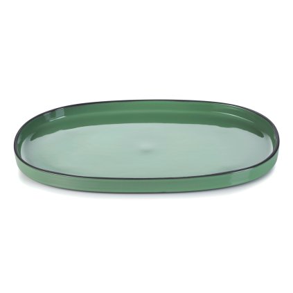 Servierteller CARACTERE 35 x 21 cm, mint, REVOL