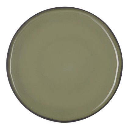 Servierteller CARACTERE 30 cm, rund, Khaki, REVOL