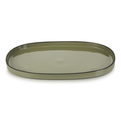 Servierteller CARACTERE 35 cm, Khaki, REVOL
