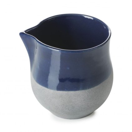 Milchkännchen NO.W 100 ml, blaue Glasur, REVOL