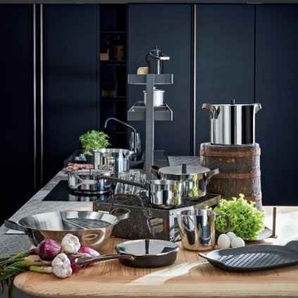Topfset EDO, 7-teilig, Edelstahl, Alessi