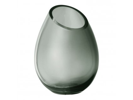 Vase DROP 16,5 cm, Rauchglas, Blomus