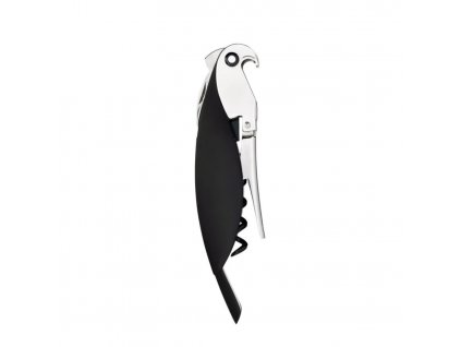 Sommelier-Korkenzieher PARROT, schwarz, Alessi