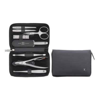 Maniküreset TWINOX, 8-teilig, schwarz, Zwilling