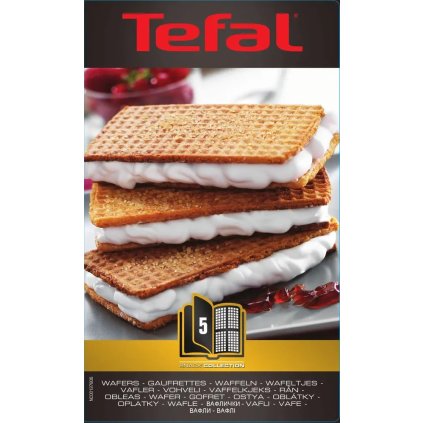 Mini Waffelplatten SNACK COLLECTION XA800512, 2er-Set, Tefal