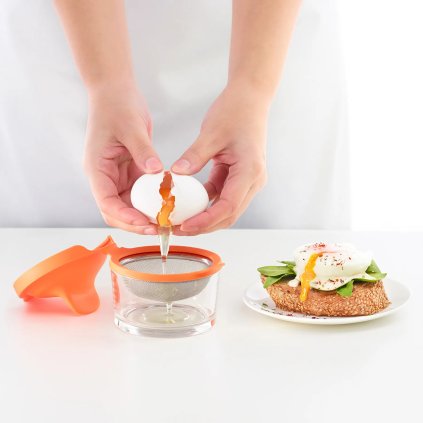 Eier-Pochierer, orange, Lékué
