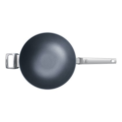 Wok DIAMOND LITE PRO 34 cm, Edelstahl-Griff, Titanium, WOLL
