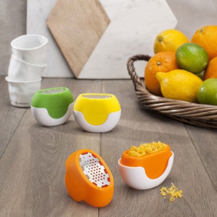 Zester Reibe FLEXI ZESTI, orange, Microplane