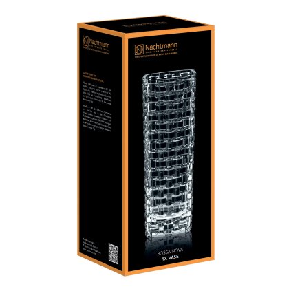 Vase BOSSA NOVA 28 cm, schmal, Glas, Nachtmann