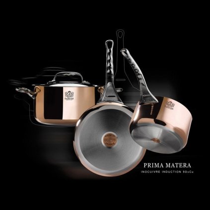 Topf PRIMA MATERA 28 cm, 8 l, für Induktion, mit Deckel, de Buyer