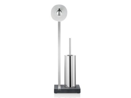 WC-Standgarnitur mit Rollenhalter MENOTO, 65 cm, Edelstahl poliert, Blomus