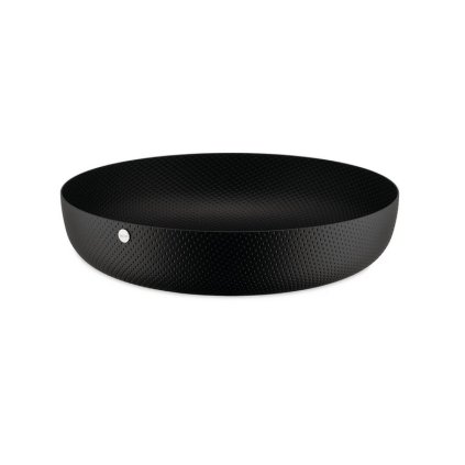 Obstschale TEXTURE 24 cm, schwarz, Alessi