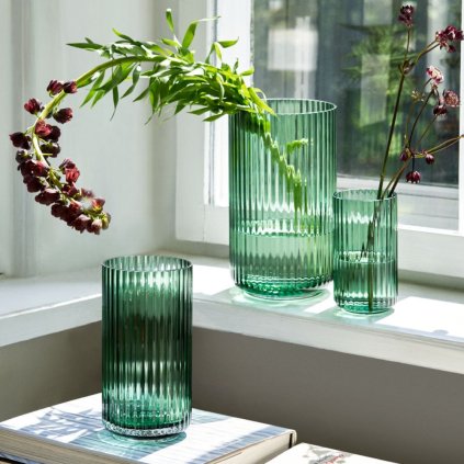 Vase 31 cm, grün, Lyngby