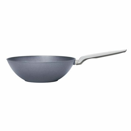 Wok DIAMOND LITE PRO 30 cm, für Induktion, Edelstahl-Griff, Titanium, WOLL