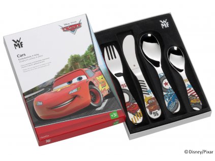 Kinder Besteck CARS 2 DISNEY, 4-teilig, WMF