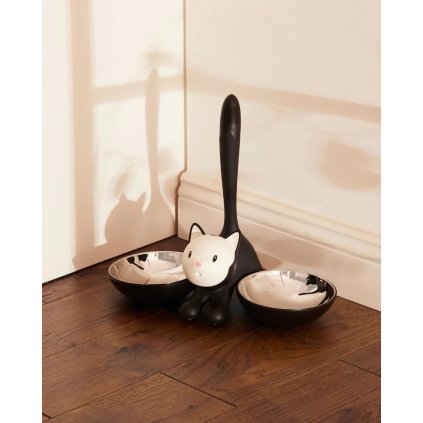 Katzennapf TIGRITO, schwarz, Alessi
