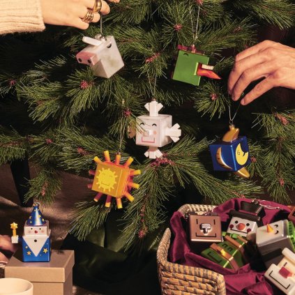 Weihnachtsschmuck CUBIK SUN, Gold, Alessi