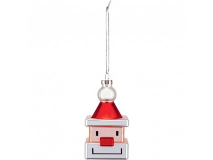 Weihnachtsschmuck SANTA CUBE, rot, Alessi