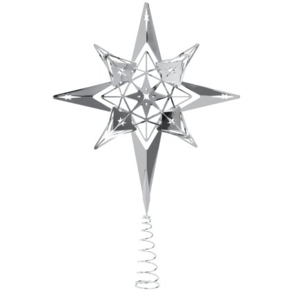 Weihnachtsschmuck TOP STAR 32 cm, versilbert, Rosendahl