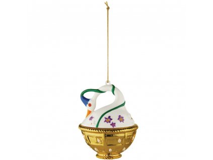 Weihnachtsschmuck CIGNO DI PRIMAVERA, weiß, Alessi