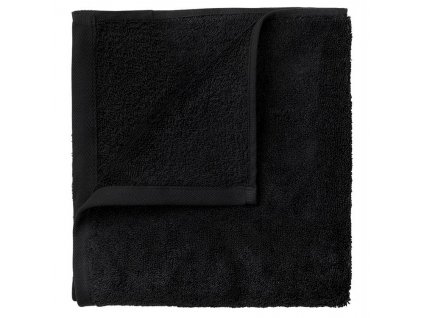 Handtuch RIVA, 4er-Set, 30 x 30 cm, schwarz, Blomus