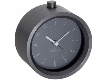 Wecker TEMPUS 10 cm, grau, Philippi