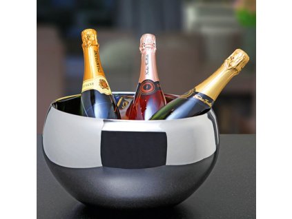 Champagnerkühler NIZZA 30 cm, Silber, Philippi