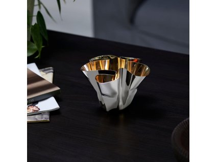 Teelichthalter MARGEAUX 18 cm, Edelstahl, Philippi