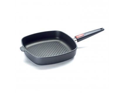 Grillpfanne TITANIUM NOWO 28 x 28 cm, abnehmbarer Griff, WOLL