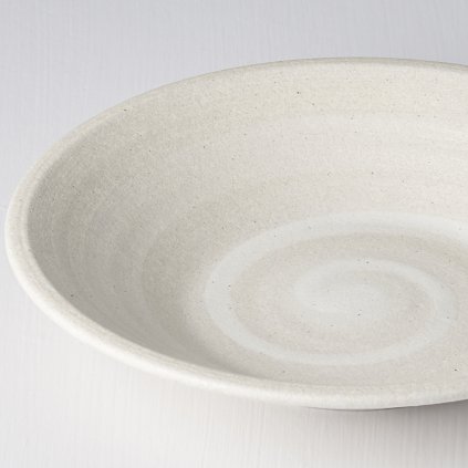 Schüssel RECYCLED 23 cm, 450 ml, weiß, keramik, MIJ