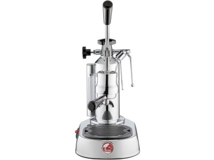 Handhebelmaschine EUROPICCOLA LUSSO, Silber, Kunststoffgriff, La Pavoni