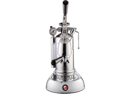 Handhebelmaschine STRADIVARI PROFESSIONAL, Silber, Kunststoffgriff, La Pavoni