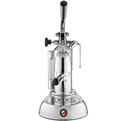 Handhebelmaschine STRADIVARI EUROPICCOLA, Silber, Kunststoffgriff, La Pavoni