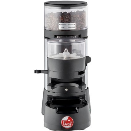Kaffeemühle JOLLY DOSATO, schwarz/silber, La Pavoni
