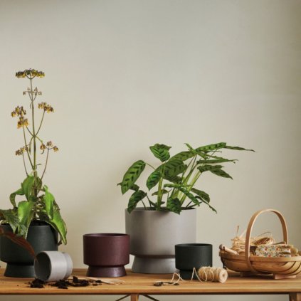 Blumentopf RECYCLED 30 cm, Sand, Rosendahl