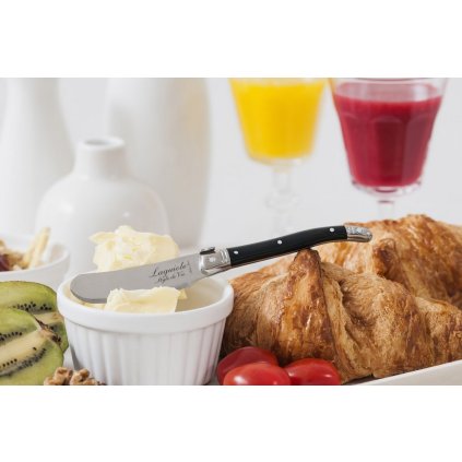 Buttermesser PREMIUM, 4er-Set, schwarz, Laguiole