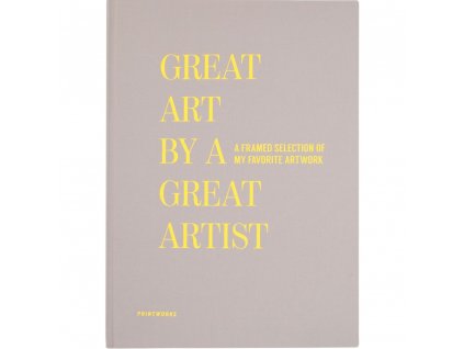 Rahmenbuch GREAT ART, beige, Printworks