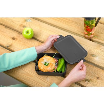 Lunchbox MAKE & TAKE BENTO 1,1 l, dunkelgrau, Brabantia