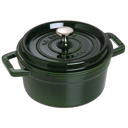 Cocotte 24 cm, Basilikum, Gusseisen, Staub