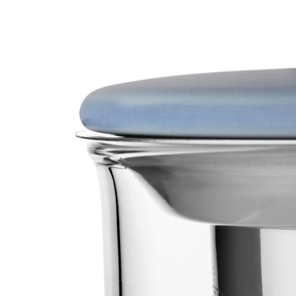 Glastasse mit Teesieb MINIMA EVA 400 ml, Hazy Blue, Viva Scandinavia