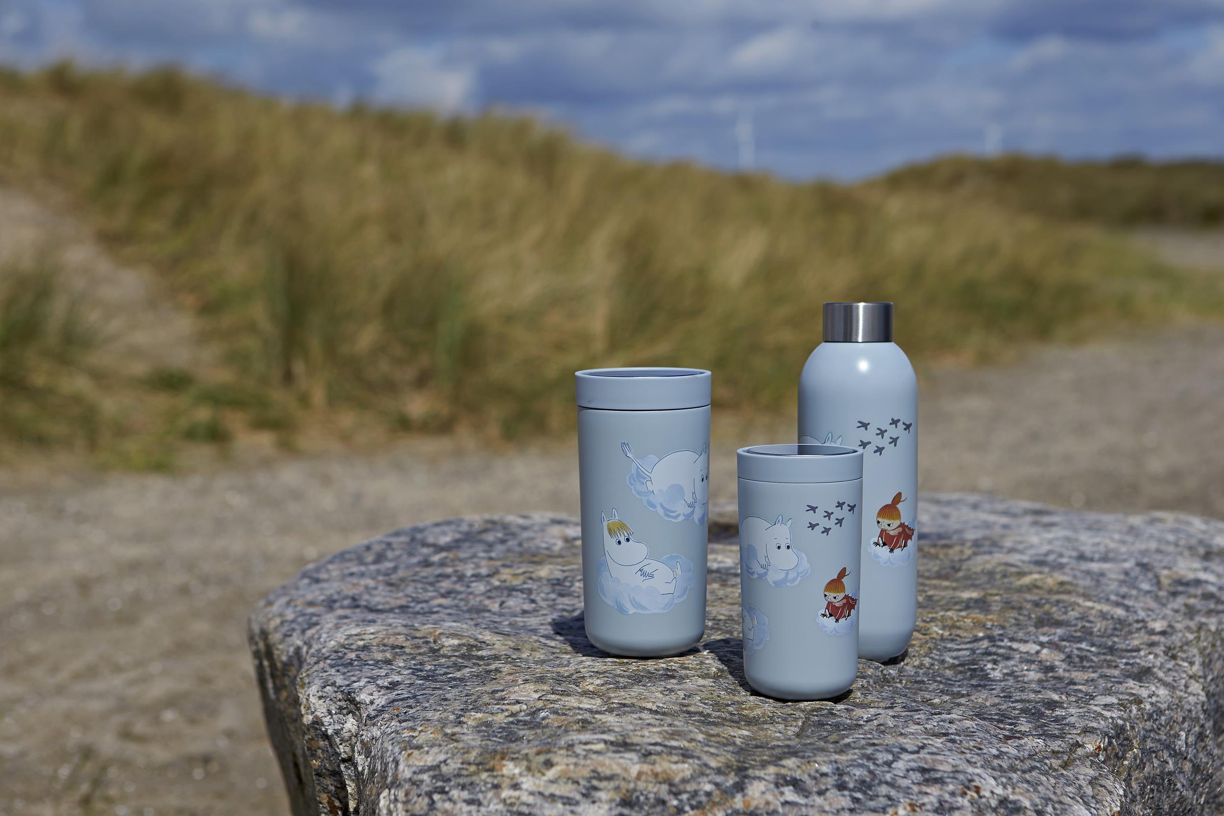 Isolierflasche TO GO CLICK MOOMIN 750 ml, Soft Cloud, Stelton