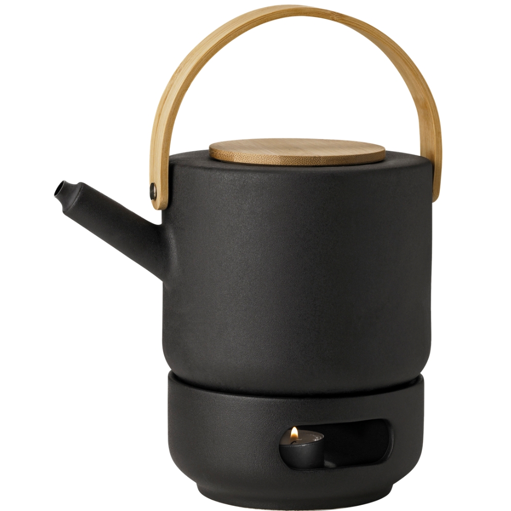 Stövchen THEO 15 cm, schwarz, Stelton