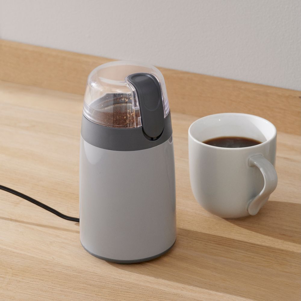 Elektrische Kaffeemühle EMMA 19 cm, grau, Stelton