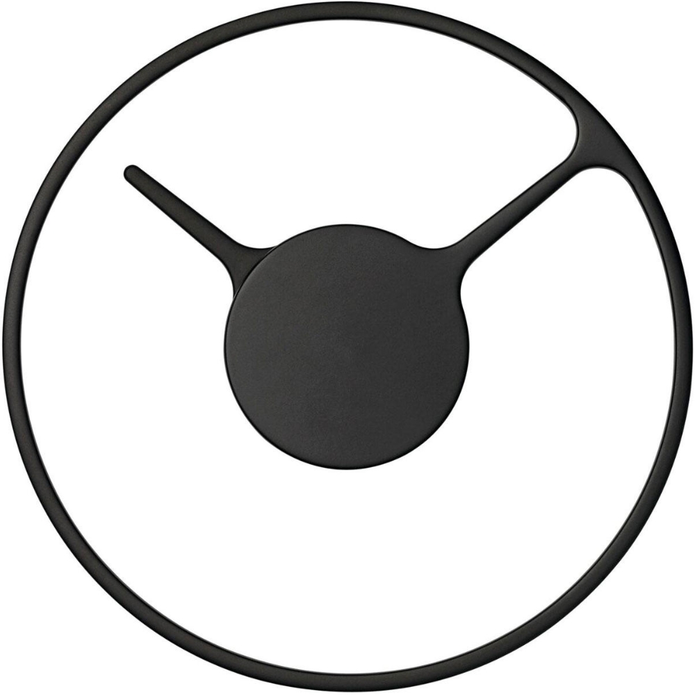 Wanduhr TIME 30 cm, schwarz, Stelton