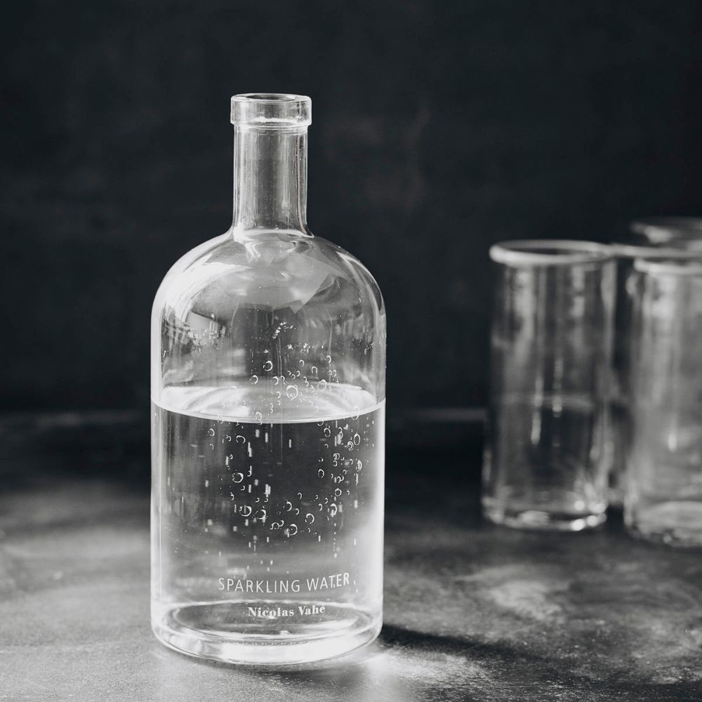 Wasserkaraffe 1 l, für Sprudelwasser, Nicolas Vahé