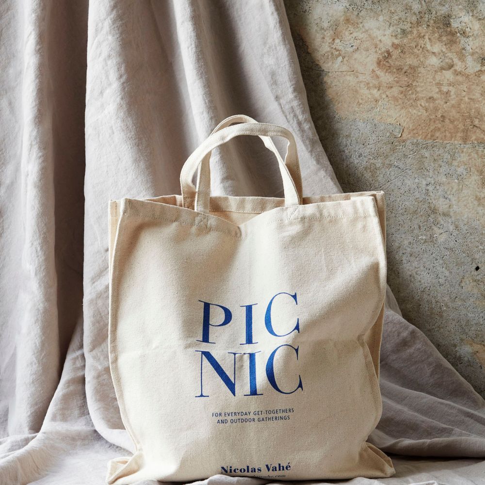 Shopper PICNIC 41 cm, weiß, Nicolas Vahé