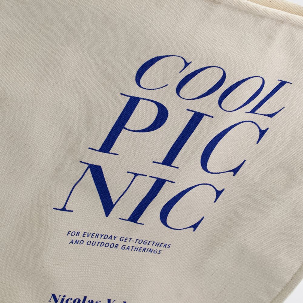 Shopper PICNIC 40 cm, weiß, Nicolas Vahé