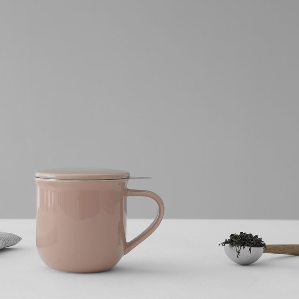 Teetasse mit Sieb MINIMA EVA, 380 ml, rosa, Viva Scandinavia