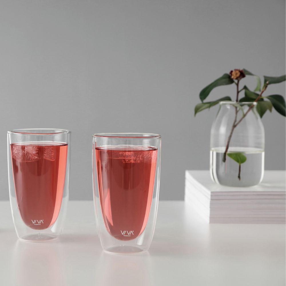Teeglas LAUREN, 2er-Set, 490 ml, doppelwandig, Viva Scandinavia